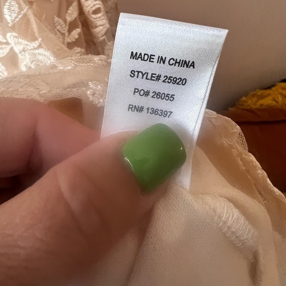 LULUS Jacqueline Champagne Floral Embroidered Backless Midi Dress SIZE SMALL - Picture 9 of 12